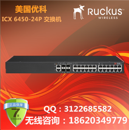 美国优科Brocade ICX 6000系列Ruckus Brocade ICX6450-48交换机